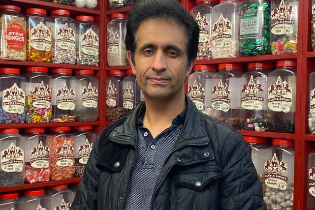 Seyad Sadat helped when a pedestrian was hit by a van at the junction of Vectis Way and High Street, Cosham, on October 7 2021. Picture: Tom Cotterill
