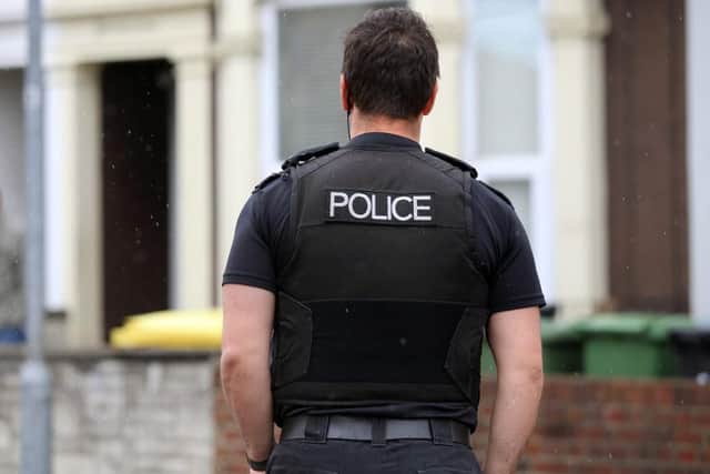 File photo of police in Portsmouth. Picture: Habibur Rahman