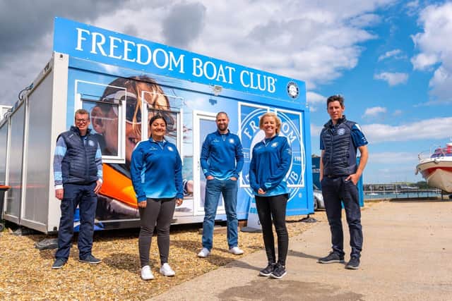 The Freedom Boat Club team are waiting to greet you