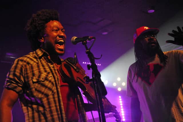 Brian Farrow and R-SON the Voice of Reason from Gangstagrass, live at The Wedgewood Rooms, June 14, 2022. Picture by Paul Windsor