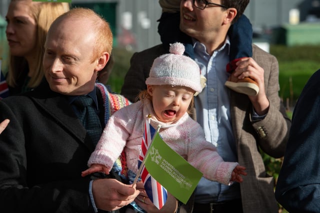 The Duke of Edinburgh visiting the the Portsmouth Down Syndrome Association to open their new centre.