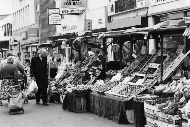 Here's a view of the market looking towards Commercial Road