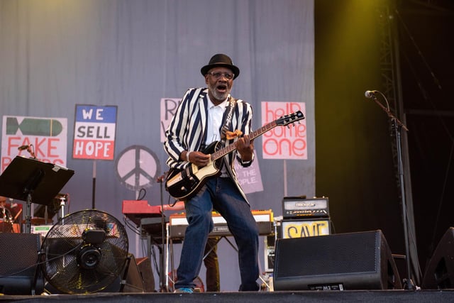The Specials performed on the Common Stage at 2019's Victorious Festival.
