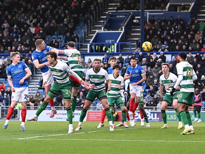 Colby Bishop produces a headed effort on QPR's goal. Picture: Graham Hunt/ProSportsImages