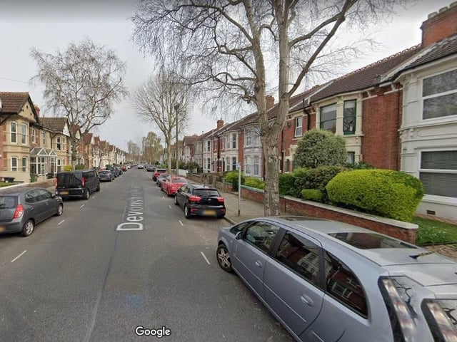 Southsea Haslemere Road has an average household income, at £45,400