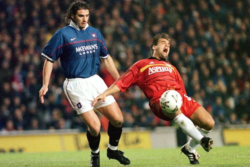 Okay, he's not technically Scottish but Lorenzo Amoruso spent six years in Glasgow with Rangers and won nine major honours with the club. The Italian is available on Memmo for video greetings from £50.