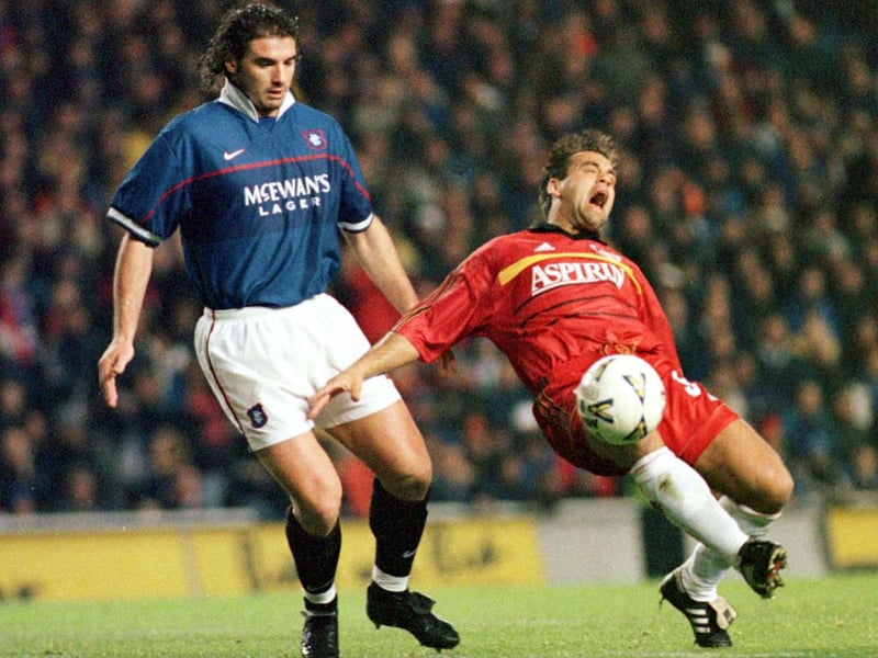 Okay, he's not technically Scottish but Lorenzo Amoruso spent six years in Glasgow with Rangers and won nine major honours with the club. The Italian is available on Memmo for video greetings from £50.