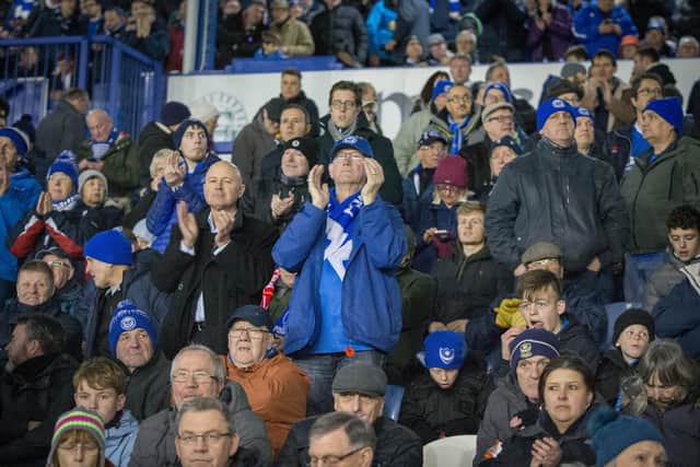 Pompey DSA chairman Basher Benfield has ruled out playing behind closed doors and believes the season should be extended until July so fans can cheer on their side. Picture: Habibur Rahman
