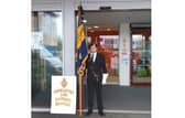 Mystery guard of honour, Chris Smith, arrived at St Mary's Hospital in Portsmouth, to honour all those NHS workers who have lost their lives due to coronavirus