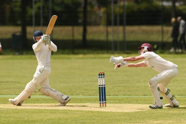 Waterlooville's Tim Jackson batting against Andover.
Picture: Keith Woodland