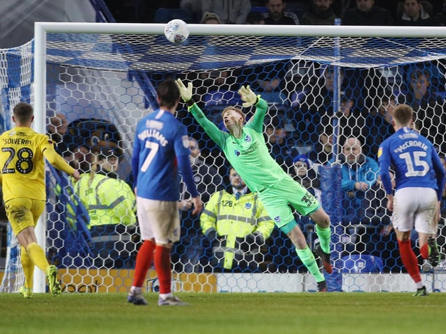 The young stopper featured heavily under Kenny Jackett before the enforced Covid break but continued to play between the sticks in both of the Blues’ play-off games against Oxford United. Despite keeping two clean sheets in the league for Pompey this term, he was seen as Gavin Bazunu’s back-up and is currently on loan at Bradford until the end of the season.