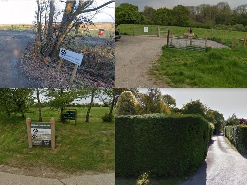 Here are some beautiful dog parks and agility courses.
