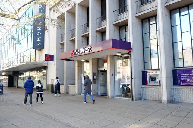 Natwest in Commercial Road, Portsmouth is one of the banks to have survived the city-wide cull in recent years. 

Picture: Sarah Standing (051120-7729)