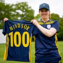 Portsmouth's Emily Windsor became the first woman to play 100 games for Hampshire 