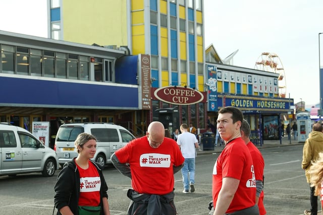 Portsmouth twilight walk for brain cancer in Southsea on Saturday the 22nd of March 2025