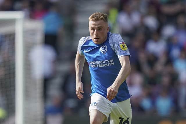 Joe Morrell admits he has ambitions to play in the Championship - preferably with Pompey. Picture: Jason Brown/ProSportsImages