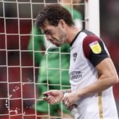 Pompey striker John Marquis had a frustrating return to Doncaster Rovers' Keepmoat Stadium on Saturday.  Picture:  Daniel Chesterton/phcimages.com