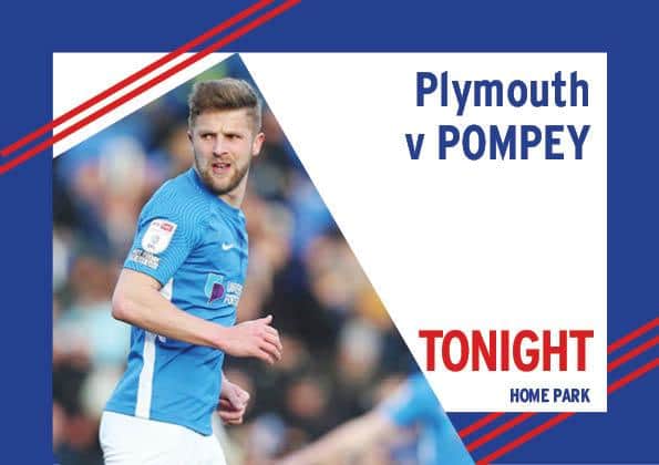 Pompey travel to Plymouth tonight in League One