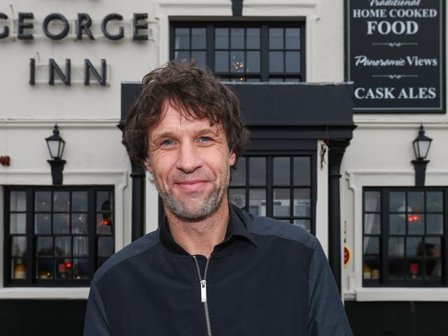 Graham Large whose partner, Lisa, spent the last weeks of her life being cared for at Rowans. Radio Victory fundraiser for Rowans Hospice, which took place at The George Inn on Portsdown Hill Road
Picture: Chris Moorhouse