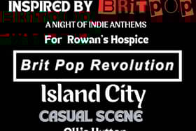 Flyer for Inspired by Britpop