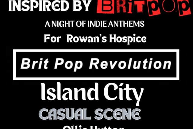 Flyer for Inspired by Britpop