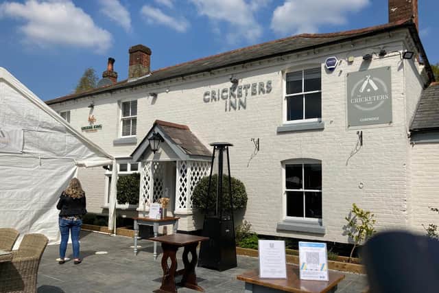 The Cricketers at Curdridge Lane, Curdridge.
