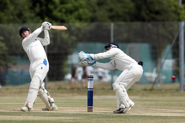 Portsmouth CC host Hook & Newham Basics at their St Helens Field ground in 2019. Picture: Chris Moorhouse