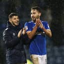 Ben Close, right, seen with fellow home-grown Pompey player Conor Chaplin, will not be returning to Fratton Park with Doncaster on Saturday. Picture: Joe Pepler