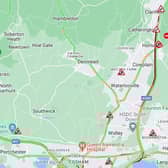 Crash at Clanfield causing delays. Pic: AA Traffic