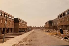 Images from 1960s Portsmouth by Courtney Photographics  Pictured: 1972 The building of Buckland    Picture: Courtney Photographics