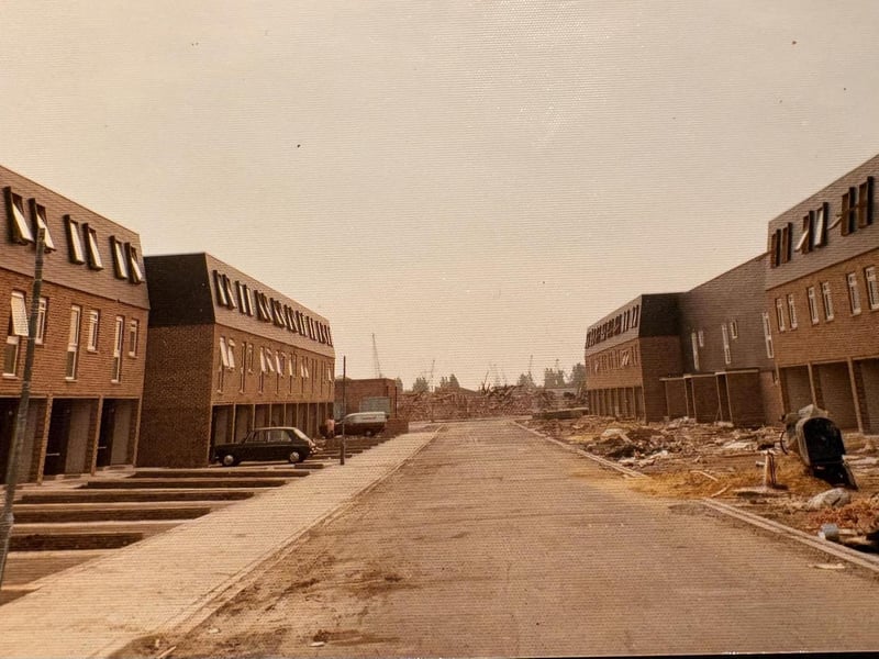 Images from 1960s Portsmouth by Courtney Photographics  Pictured: 1972 The building of Buckland    Picture: Courtney Photographics