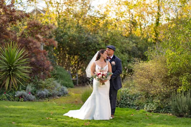 The Dorringtons on their wedding day. Picture: Carla Mortimer Photography