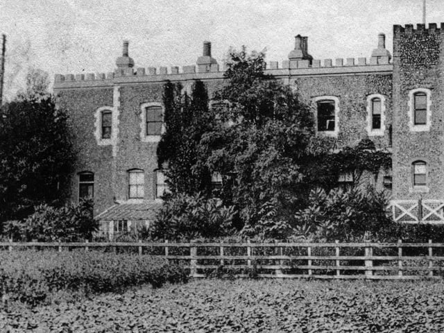 The rare engraving of Portchester Castle possibly in the early 19th century. Picture: Paul Costen collection