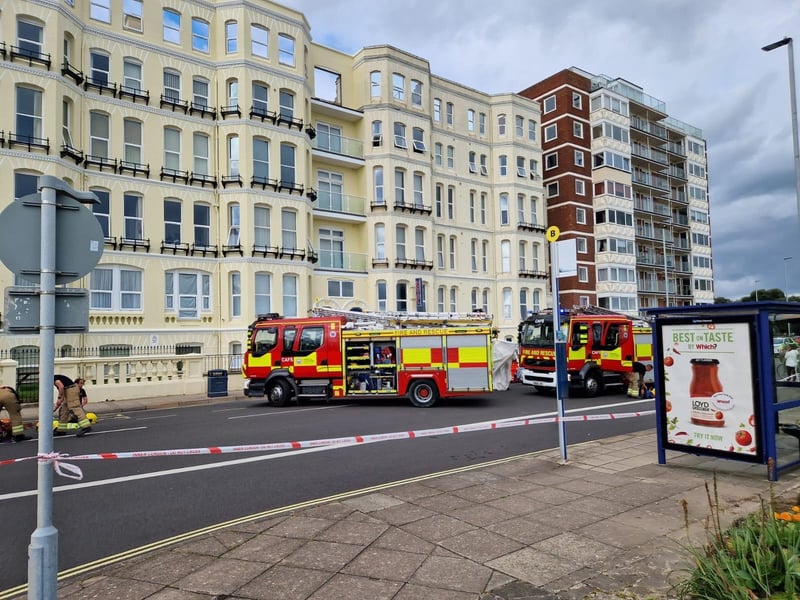 Scaffolding incident involving a man at St. Helen’s Parade in Southsea