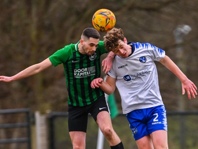 Clanfield (white/blue) v Andover New Street Swifts. Picture by Richard Murray