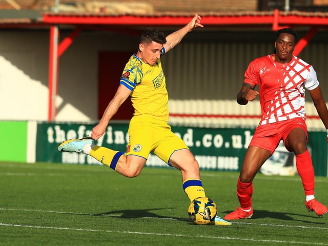 James Roberts pulls the trigger. Picture by Dave Haines