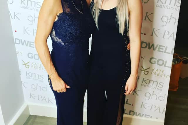 Kate Preston (left) and her daughter Liberty Rock.