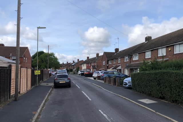 Hordle Road in Leigh Park, Havant.