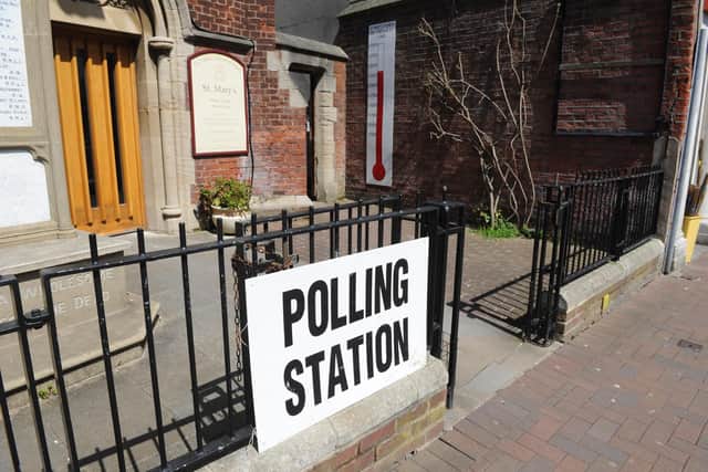 A quiet polling station at St Marys Catholic church in Gosport High Street. Voters will need to have valid voter ID from this year. Picture: Paul Jacobs  (131209-1)