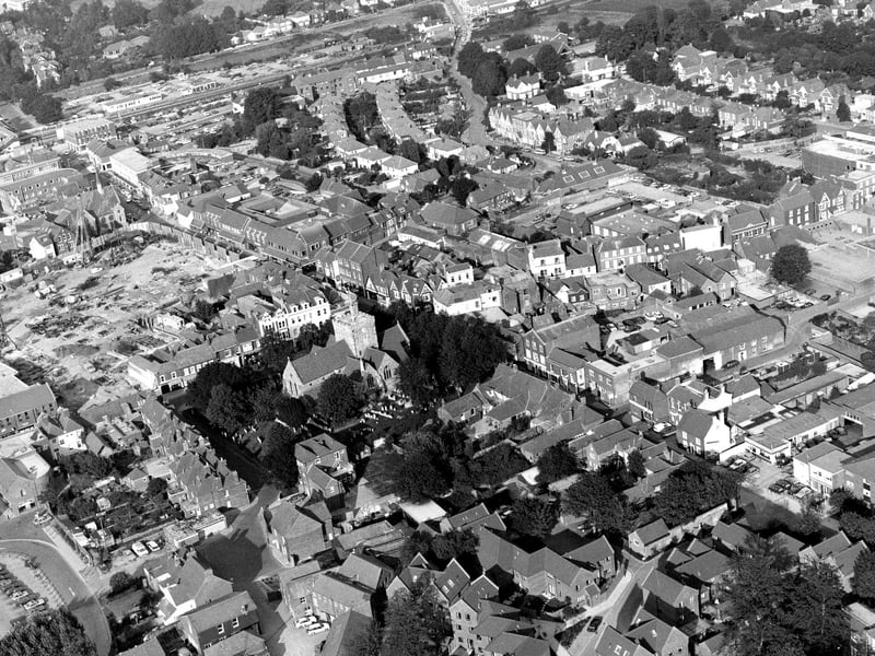 Havant Town Centre, October 1989. The News PP3144