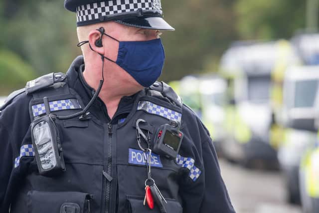 Police pictured on a job in Fareham Picture: Habibur Rahman