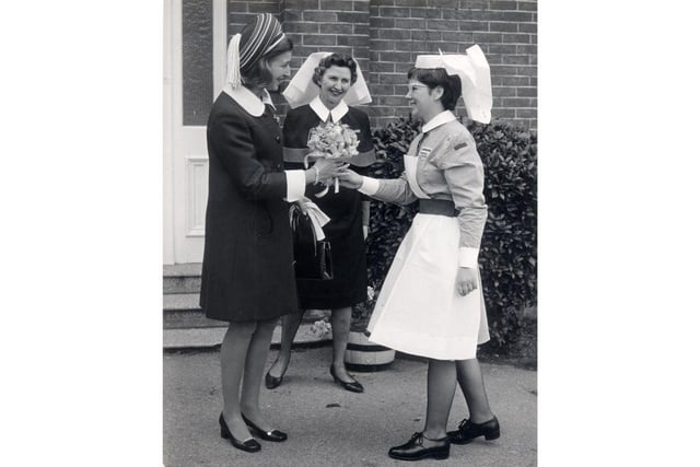 Visit of HRH Princess Alexandra to Royal Haslar in 1969