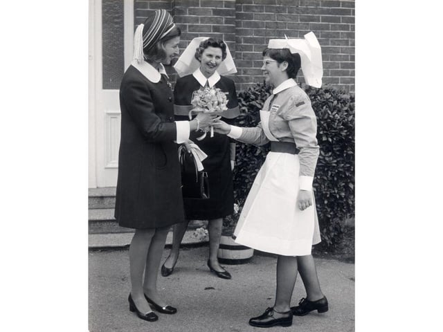 Visit of HRH Princess Alexandra to Royal Haslar in 1969