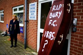 Bury FC were expelled from the EFL in August 2019 for financial reasons. Photo by Christopher Furlong/Getty Images.