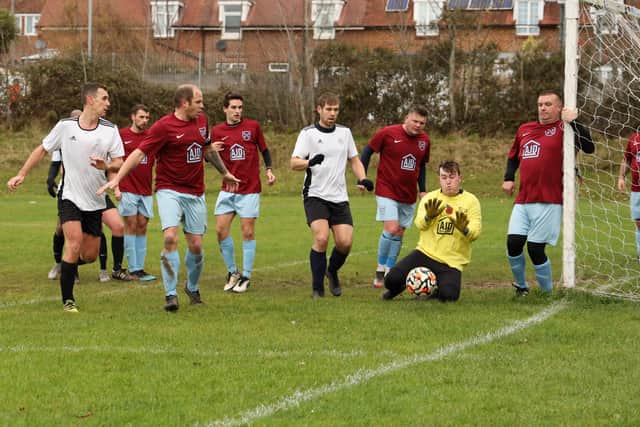 Lakeside Refit (white/black) v Cross Keys. Picture by Kevin Shipp