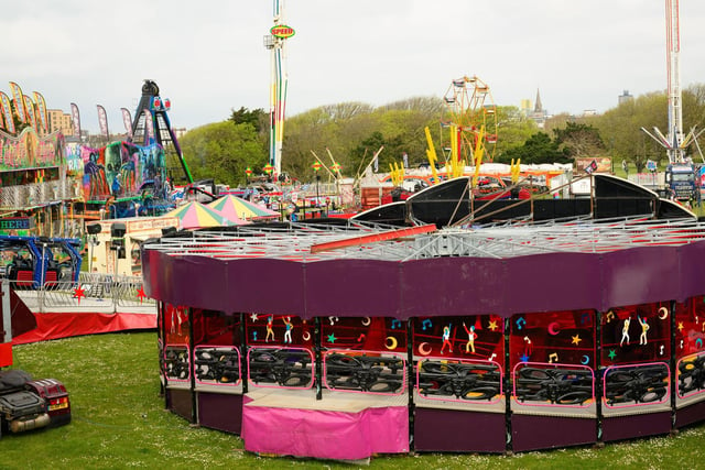 Southsea Travelling Funfair is proving popular with locals. The funfair is currently on Castle Field, Southsea, and will be there until May 6, 2024. Picture: Keith Woodland (270421-2)