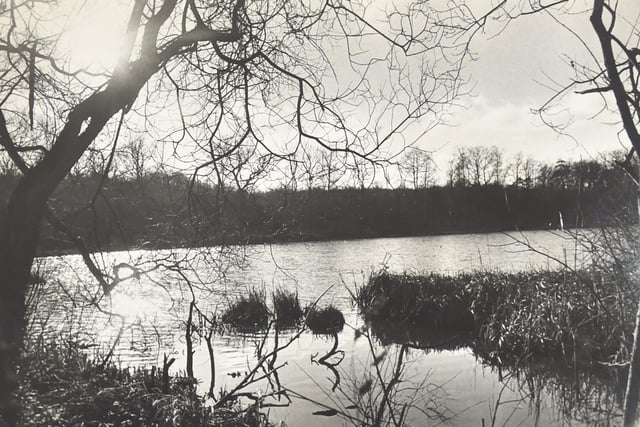 Pictured is: Stansted Lake in 1974. Picture: (2417-1)