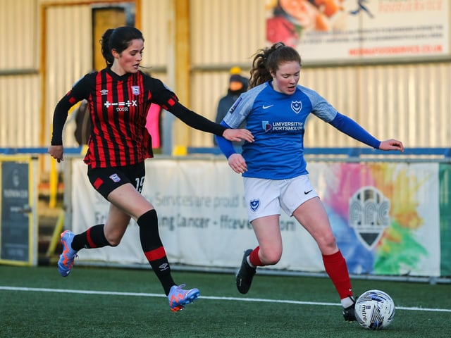 Pompey Women v Ipswich. Picture by Nathan Lipsham
