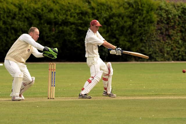 Flashback - Chris Lynn in action for Gosport against Fair Oak in 2008. Picture: Steve Reid.