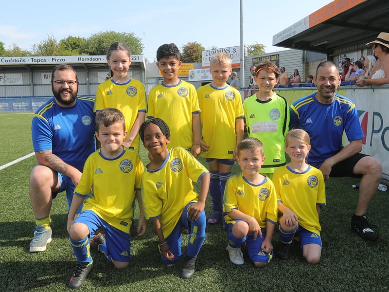 Meon Milton Under-7s. Picture by Dave Haines